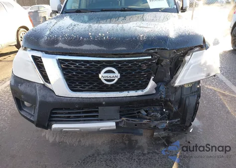 2017 Nissan Armada Platinum из США, поврежденный, VIN JN8AY2NF6H9302023